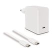 METRONIC - Chargeur secteur USB-C 60W - Power Delivery 3.0 - Blanc - vignette