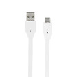 MOOOV - Câble USB-C vers USB-A plat 2m - Blanc - vignette