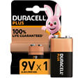 DURACELL - Piles alcalines 9V x1 Duracell Plus, 6LR61 - vignette