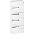 SCHNEIDER ELECTRIC - Coffret en saillie 4 rangées - Blanc - 52 modules - vignette