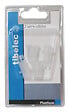 TIBELEC - Lot de 2 serre-câbles plastique pas 10 1 translucide - vignette