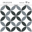 DRAEGER - Car adhésif petites pétales 15x15 cm - vignette