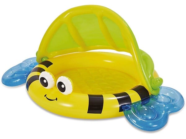 HABITAT ET JARDIN - Piscine gonflable pour enfants "Lil Bug" - 132 x 102 x 55 cm - large