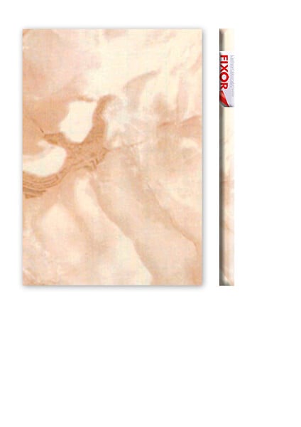 FIXOR - Adhésif décoratif marbre beige - large