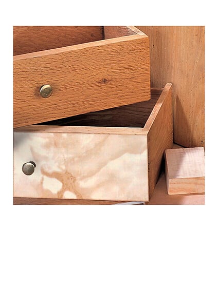 FIXOR - Adhésif décoratif marbre beige - large