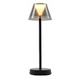 LUMISKY - Lampe de table sans fil BEVERLY Noir H34cm - vignette
