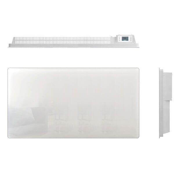 KALIA - Radiateur électrique céramique GLASS blanc 2000W - large