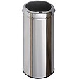 KITCHEN MOVE - Poubelle de cuisine push TOKYO Argent Acier inoxydable 50 L - vignette