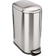 KITCHEN MOVE - Poubelle à pédale inox FULLER argent 40L - vignette