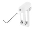 MADECO - Supports métalliques auto-serrants store - Blanc - 15 kg - vignette