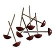 ONDOFIX - 50 pointes toiture bitume rouges - vignette