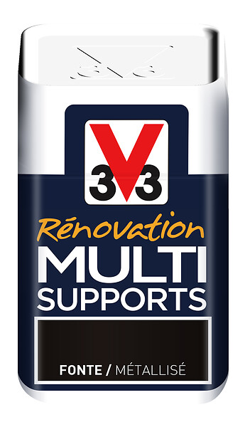 V33 PEINTURE - Peinture Rénovation Multi-supports Fonte - Testeur 75ml - large