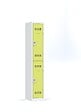 P.HENRY - Vestiaire 1 colonne de 2 cases gris perle-anis - vignette