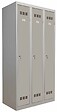 P.HENRY - Vestiaire industrie salissante 3 cases gris perle - vignette