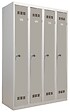 P.HENRY - Vestiaire industrie propre 4 cases gris perle - vignette