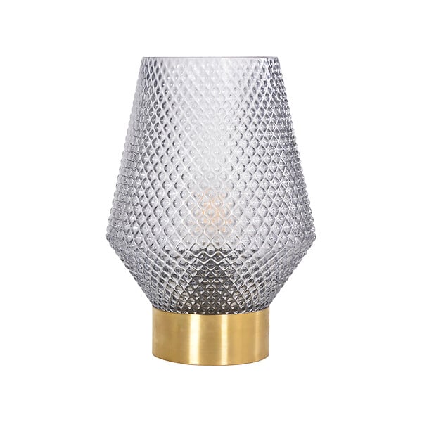 COREP - Lampe à poser en verre Acerola Fumé - E27 - large