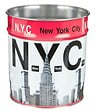 P.HENRY - Pierre henry - corbeille en metal 12 litres new york - vignette