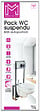 MODE DE VIE - Pack WC suspendu et autoportant - Céramique - Blanc - vignette
