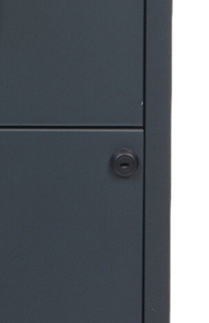 P.HENRY - Colonne 4 tiroirs gris anthracite - large