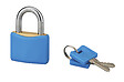 COTEKA - Cadenas laiton color 40mm anse acier 2 clés - vignette