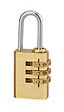 COTEKA - Cadenas laiton 20mm anse acier combinaison modifiable - vignette
