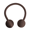 VCREATIONS - Embrasse rideaux nouage Van Lathem - Viscose - Chocolat - vignette