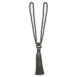 VCREATIONS - Embrasse à rideaux pompon Van Lathem Anthracite - vignette