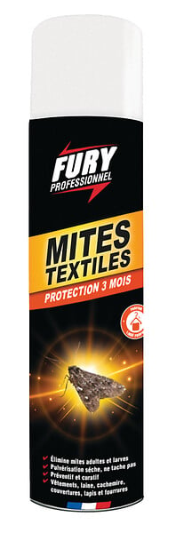 FURY - Aérosol anti-mites textiles - 400ml - large