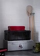 P.HENRY - Cantine métal - Noir - 130L - 90 x 50 x 37cm - vignette
