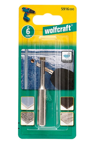 WOLFCRAFT - Foret diamant carrelage Ceramic - Carbure - 6mm - large