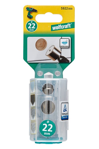 WOLFCRAFT - Trépan diamant Ceramic - Diam.22mm - large