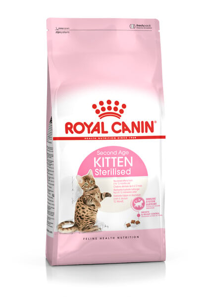 ROYAL CANIN - Croquettes pour chaton Kitten Sterilised - 2Kg - large