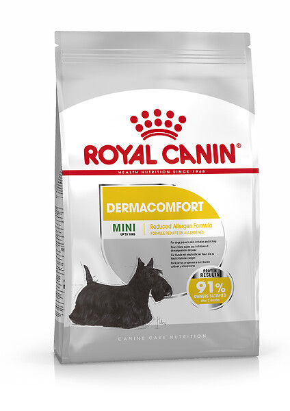 ROYAL CANIN - Croquettes chien MINI DERMACOMFORT PETIT CHIEN SENSIBILITE CUTANEE 3KG - large