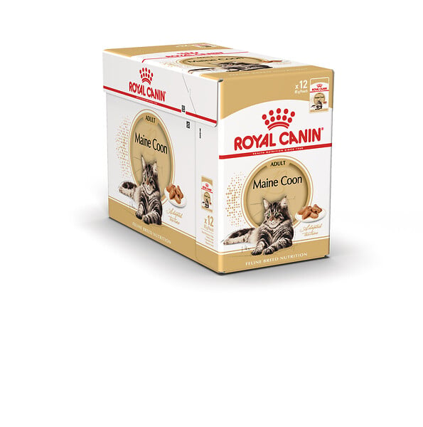 ROYALCANIN - Aliment chat MAINE COON ADULT 12x85g - large