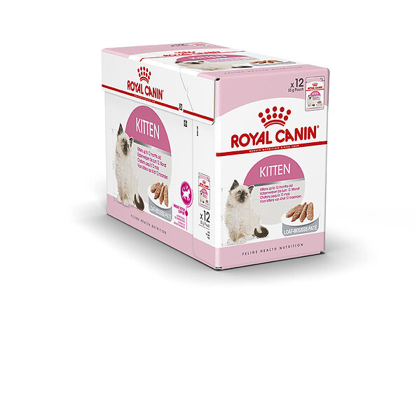 ROYAL CANIN - Aliment chat KITTEN MOUSSE 12x85g - large