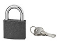 COTEKA - Cadenas acier gris 50mm anse acier 3 clés - vignette