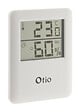 OTIO - Thermomètre hygromètre magnétique LCD blanc - vignette
