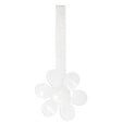 VCREATIONS - Embrasse à rideaux aimantée Van Lathem Fleur blanc - vignette