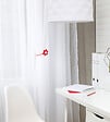 VCREATIONS - Embrasse à rideaux aimantée Van Lathem Fleur blanc - vignette