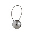 VCREATIONS - Embrasse à rideaux aimantée Van Lathem ronds argent - vignette