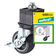 WOLFCRAFT - Roulette pivotante avec frein pour établi d'atelier - vignette