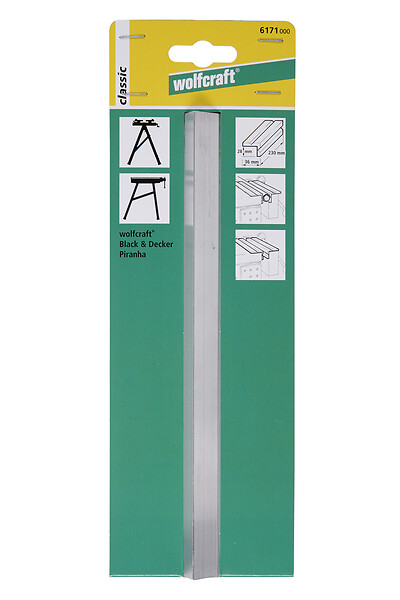 WOLFCRAFT - Mâchoires alu pour étau d'établi - Aluminium - 230mm - large