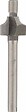 DREMEL - Fraise à défoncer (HSS High Speed Steel ) 9,5 mm DREMEL 612 - vignette