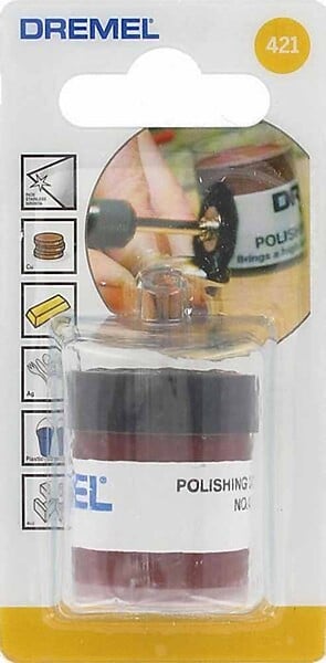 DREMEL - Pâte à polir Dremel 421 - 20000 tr/min - large