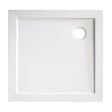 ONDEE - Receveur acrylique extra-plat YQUA - Blanc - 90x90cm - vignette