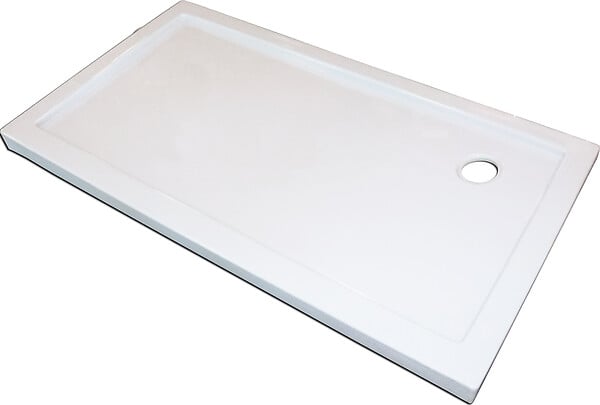 ONDEE - Receveur de douche acrylique extra-plat - Blanc - 80x120cm - large