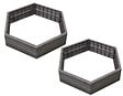 GARANTIA - Carrés potager modulables - Lot de 2 - 110x110x25cm - vignette