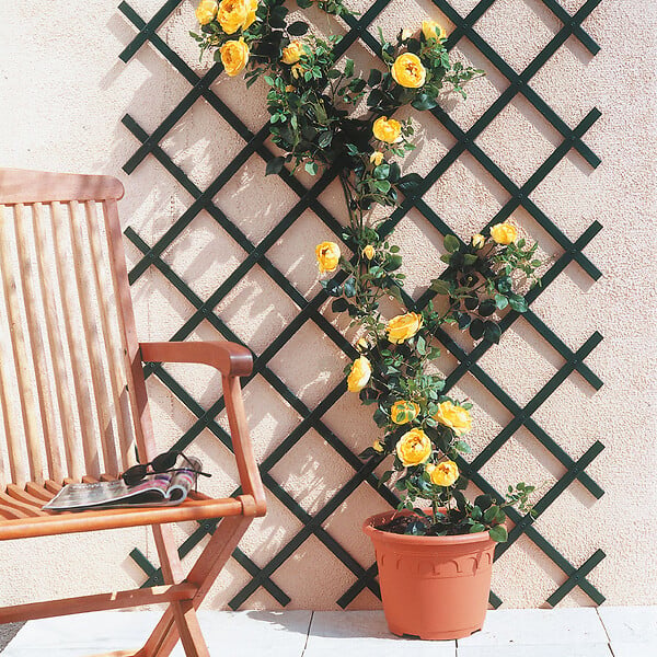 NORTENE - Trellis extensible TRELLIFLEX PVC vert 1x3m - large