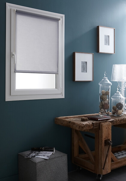 MADECO - Store Easy roll tamisant gris clair l.52xh.170cm - large