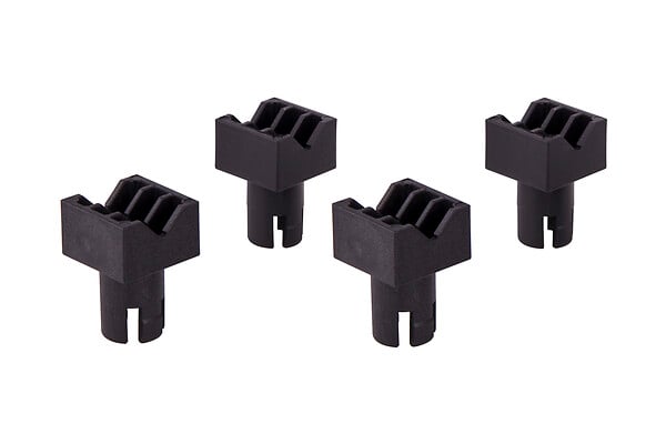 WOLFCRAFT - 4 mâchoires de serrage - Plastique - Établi MASTER - 20mm - large
